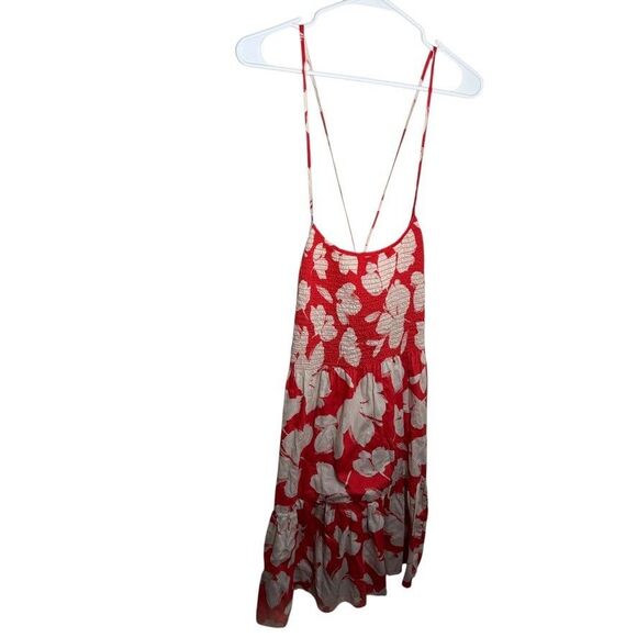 Gap Dresses & Skirts - Gap Dress Women's XL Smocked Floral Tiered Strappy Sleeveless Boho Casual